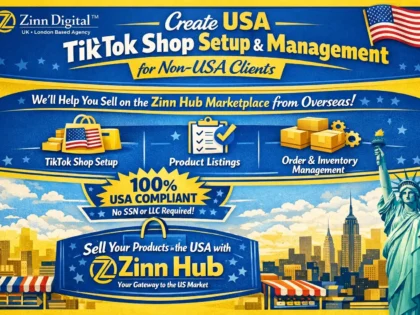 Create USA TikTok Shop Setup & Management for Non-USA Clients