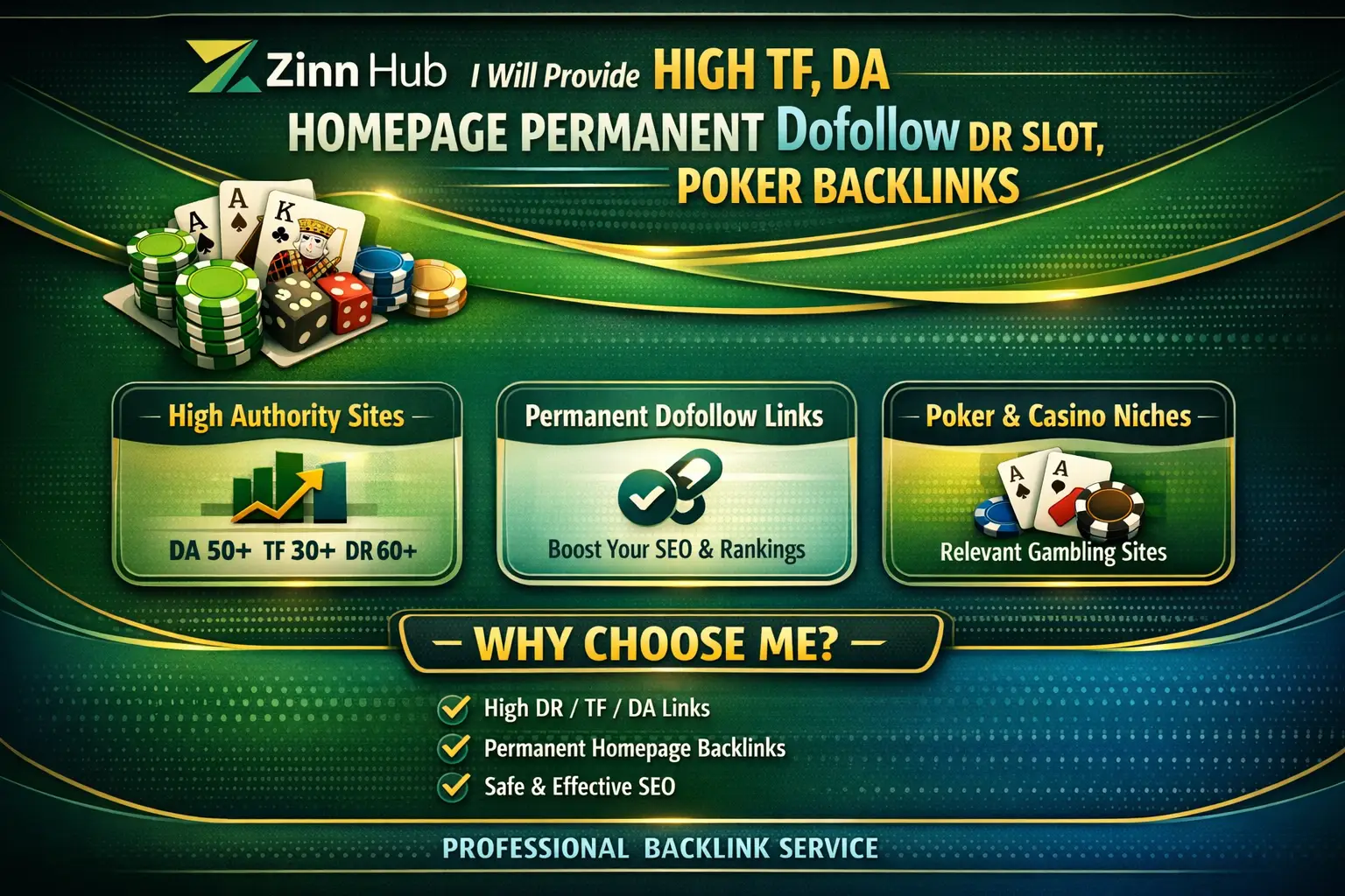 Provide High Tf, Da Homepage Permanent Dofollow Dr Slot, Poker Backlinks 1 Provide High Tf