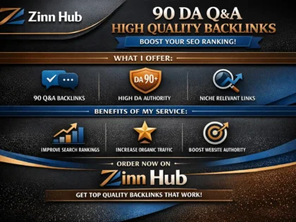 Do 90 Da Question And Answer High Quality Backlinks