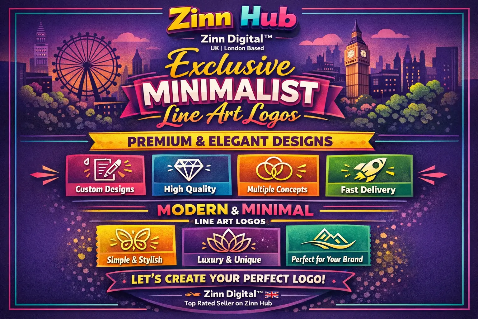 Create Exclusive Premium Modern Minimalist Line Art Logo Designs 2 Create Exclusive Premium Modern Minimalist Line Art Logo Designs - Image 2