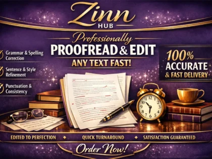 Professionally Proofread And Edit Any Text Fast