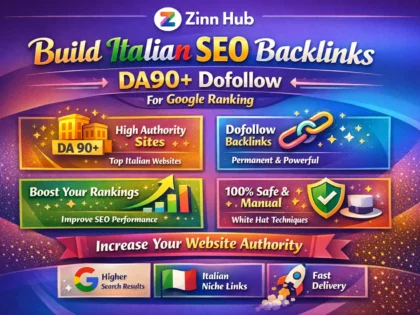 Build Italian Seo Backlinks Da90 Dofollow For Google Ranking