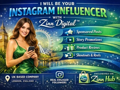 Be Your Instagram Influencer With Zinn Digital ™