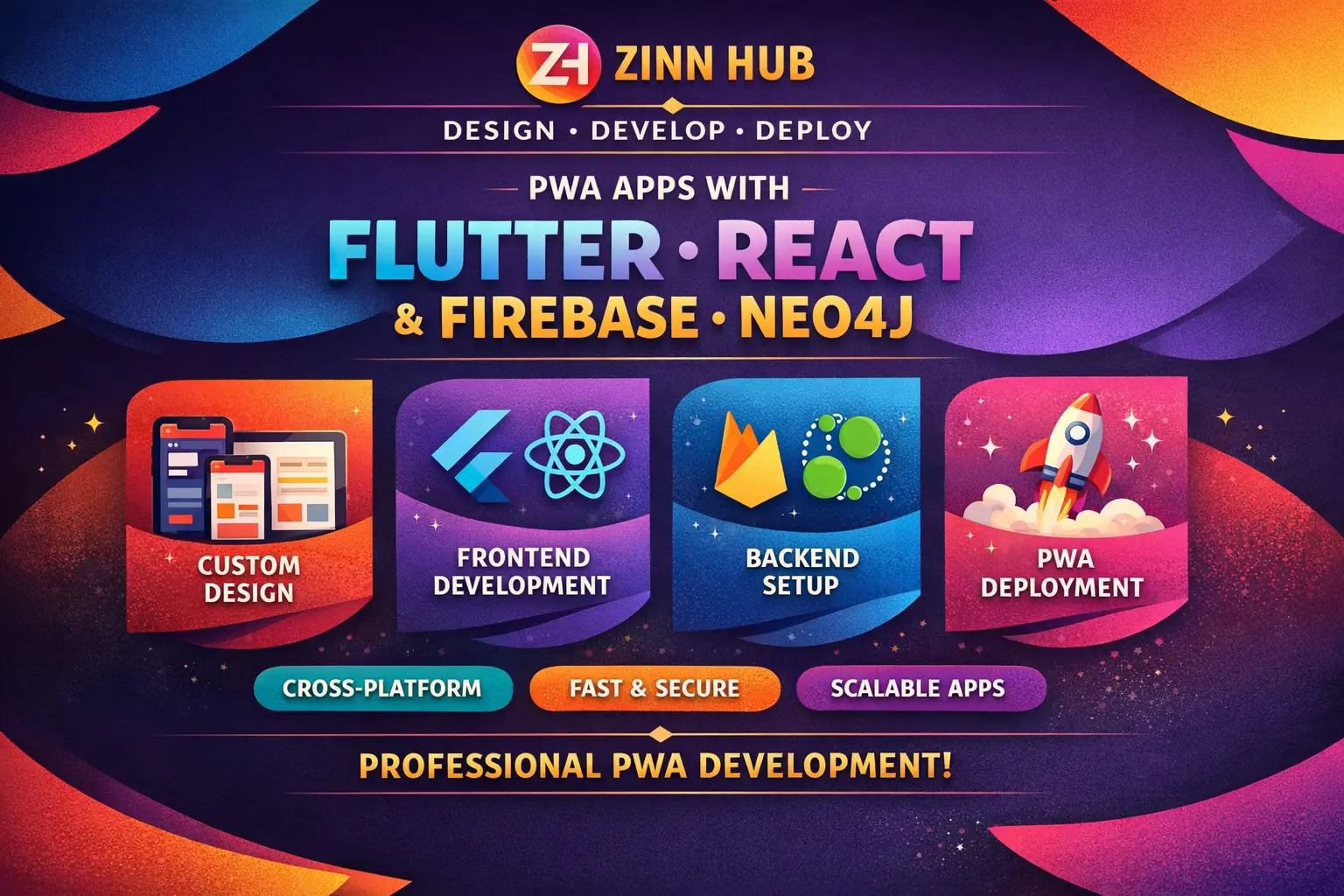 Use Flutter, React, Firebase, Neo4J To Design, Develop &Amp; Deploy Pwa Apps 1 Use Flutter