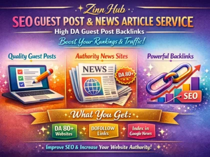 Do Seo Guest Post Backlink And Publish News Article