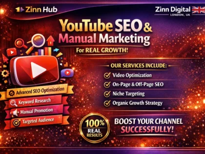 do youtube SEO and manual marketing for real growth