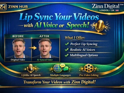 lip sync your videos with ai voice or speech