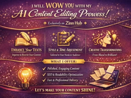 wow you with my ai content editing prowess