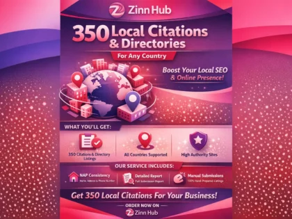 Do 350 Local Citations And Directories For Any Country