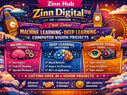 Deliver machine learning, deep learning, computer vision projects