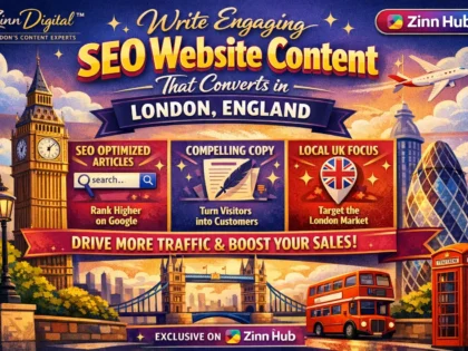 Write engaging SEO website content that converts in London