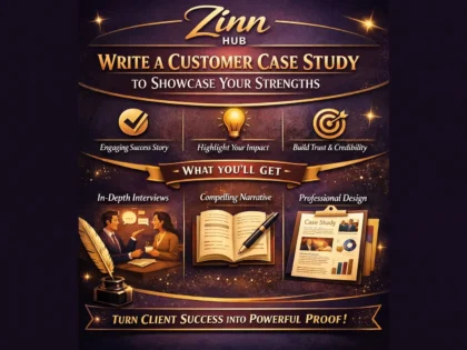 write a customer case study to showcase your strengths