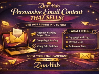 write persuasive email content that sells