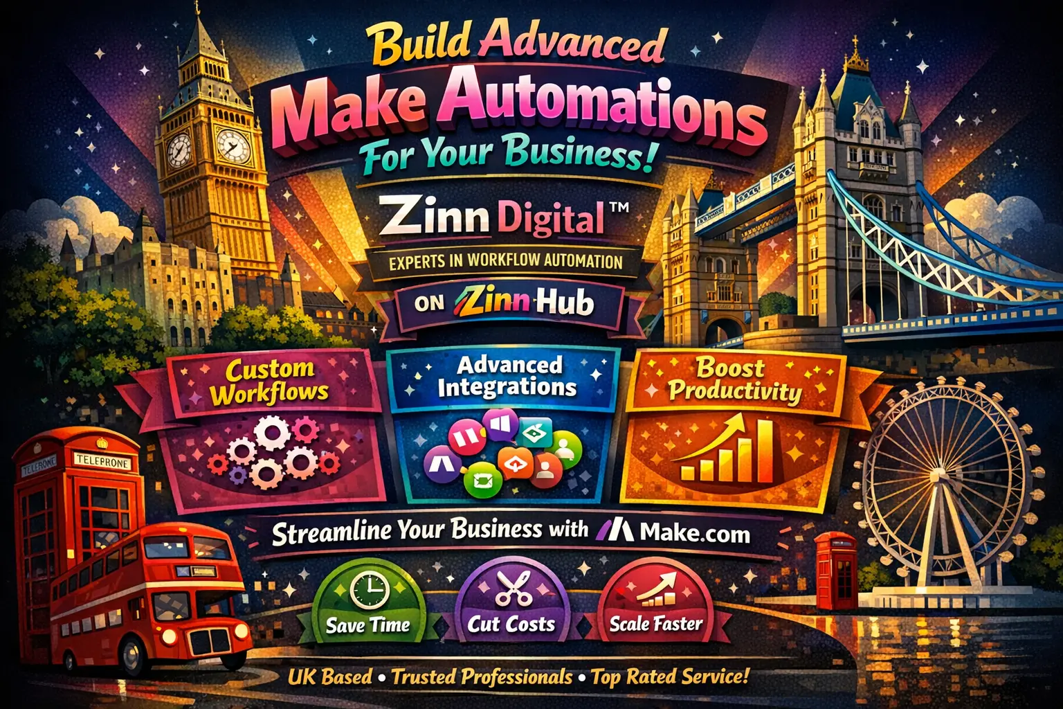 Build Advanced Make Automations For Your Business With Zinn Digital ™ 2 Build Advanced Make Automations For Your Business With Zinn Digital ™ - Image 2