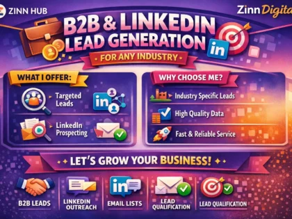 B2B Lead Generation And Linkedin Lead Generation For Any Industry 2 B2B Lead Generation And Linkedin Lead Generation For Any Industry