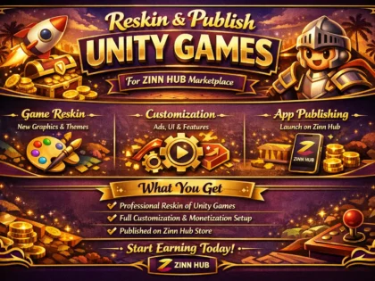 reskin and publish unity games