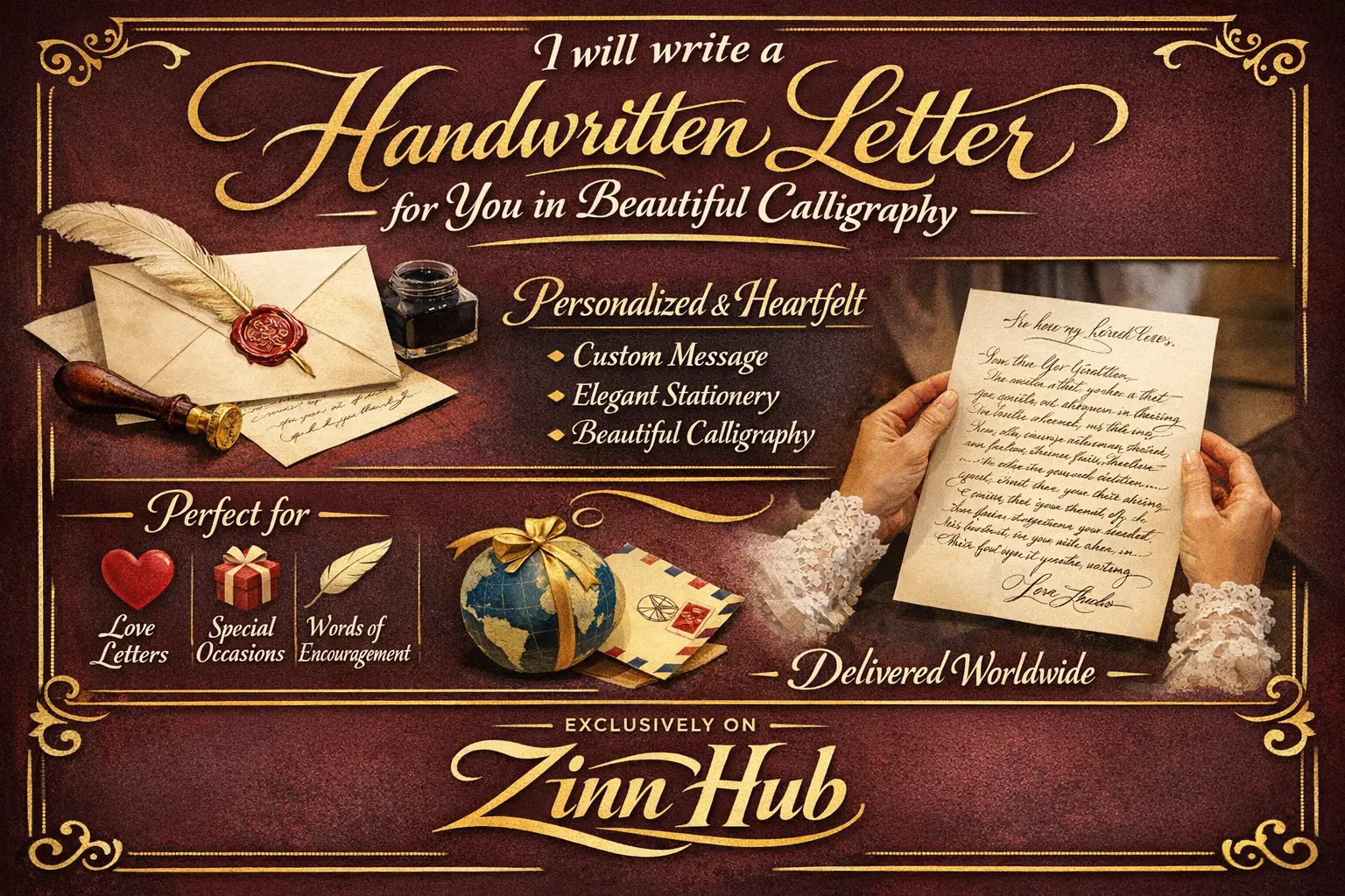 Write Handwritten Letter For You In Calligraphy 1 Write Handwritten Letter For You In Calligraphy