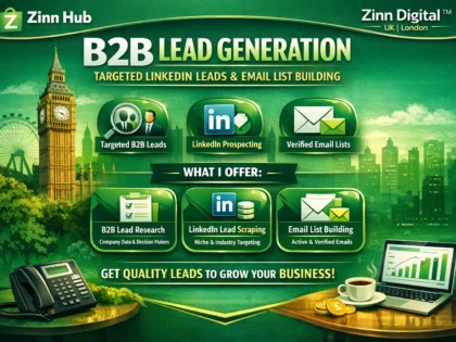 Do B2B Lead Generation, Targeted Linkedin Leads And Email List Building 2 Do B2B Lead Generation