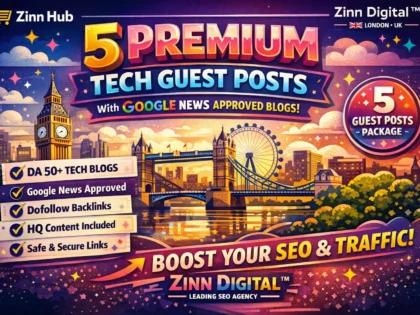 I'Ll Create Dofollow Guest Posts On 5 Tech Blogs With Google News Approval