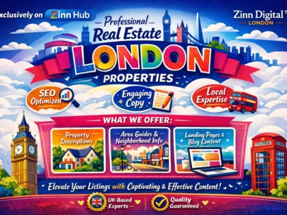 Create Professional Real Estate Website Content For London Properties