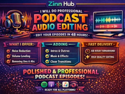 Do Professional Podcast Audio Editing