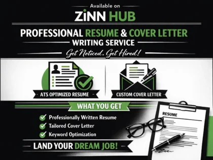 write a fully optimized professional resume and cover letter