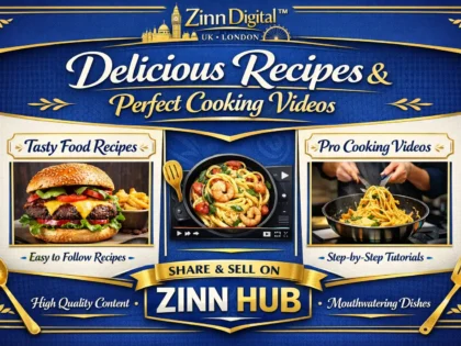 share delicious food recipes and perfect cooking videos