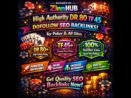 do high authority DR 80 tf 45 dofollow SEO backlinks for poker and all sites