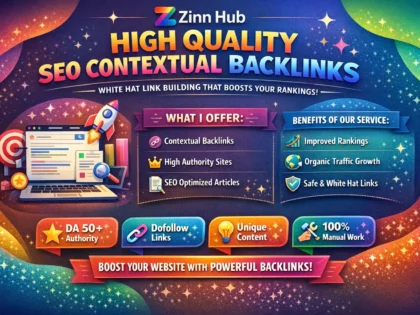 create high quality SEO contextual backlinks with white hat link building