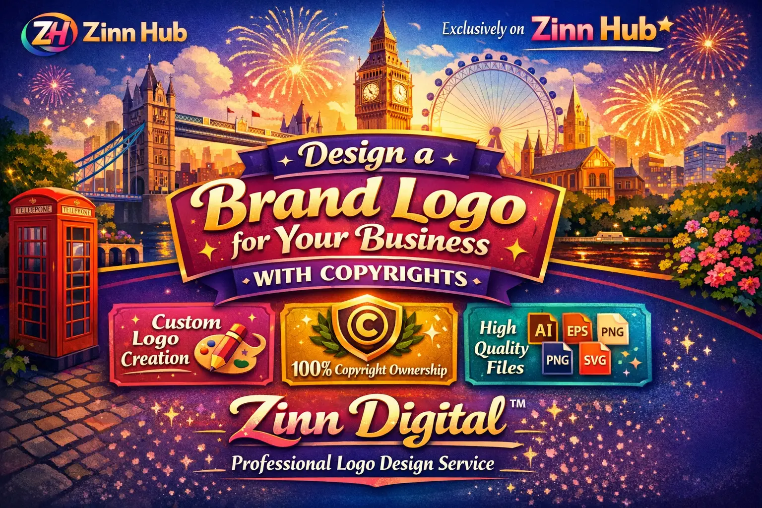 Design A Brand Logo For Your Business With Copyrights 2 Design A Brand Logo For Your Business With Copyrights - Image 2