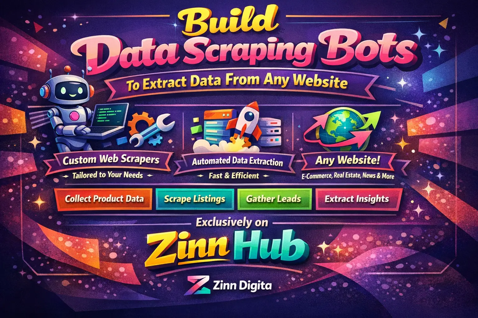 Build Data Scraping Bots To Extract Data From Any Website 1 Build Data Scraping Bots To Extract Data From Any Website