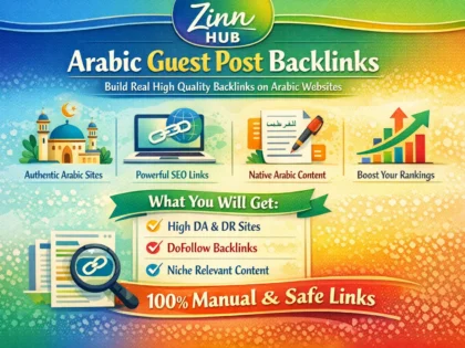 Build Real High Quality Backlinks On Arabic Guest Posts Websites