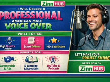 Record A Professional American Male Voice Over