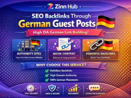do SEO backlinks through german guest posts high da german link building