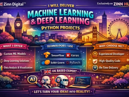 I will deliver machine learning and deep learning Python projects