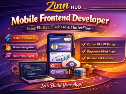 Mobile frontend developer using Flutter