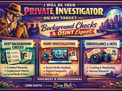 be your private investigator on any target