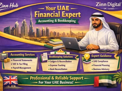 Be your UAE financial expert for accounting and bookkeeping