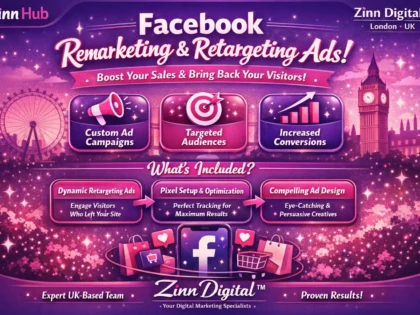 Create Facebook remarketing and retargeting advertising campaigns