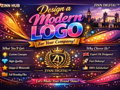 Design A Modern Logo For Your Company | Zinn Digital ™ London