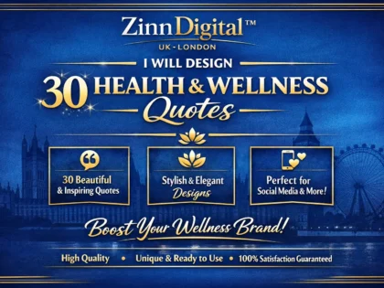 Design 30 Attractive Health And Wellness Quotes