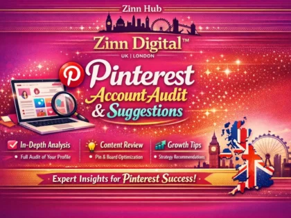 audit your pinterest account and give suggestions