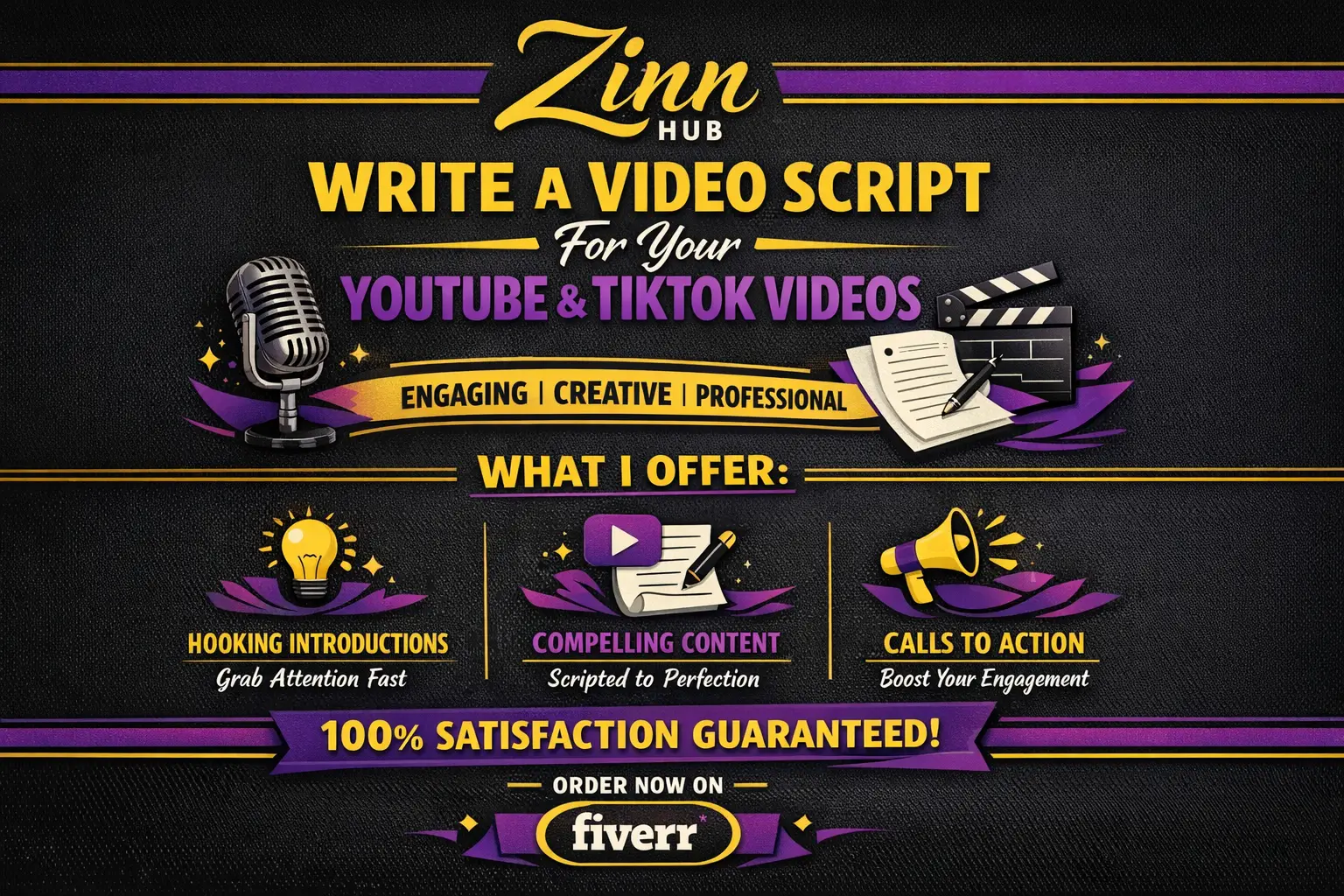 Write A Video Script For Your Youtube And Tiktok Videos 1 Write A Video Script For Your Youtube And Tiktok Videos