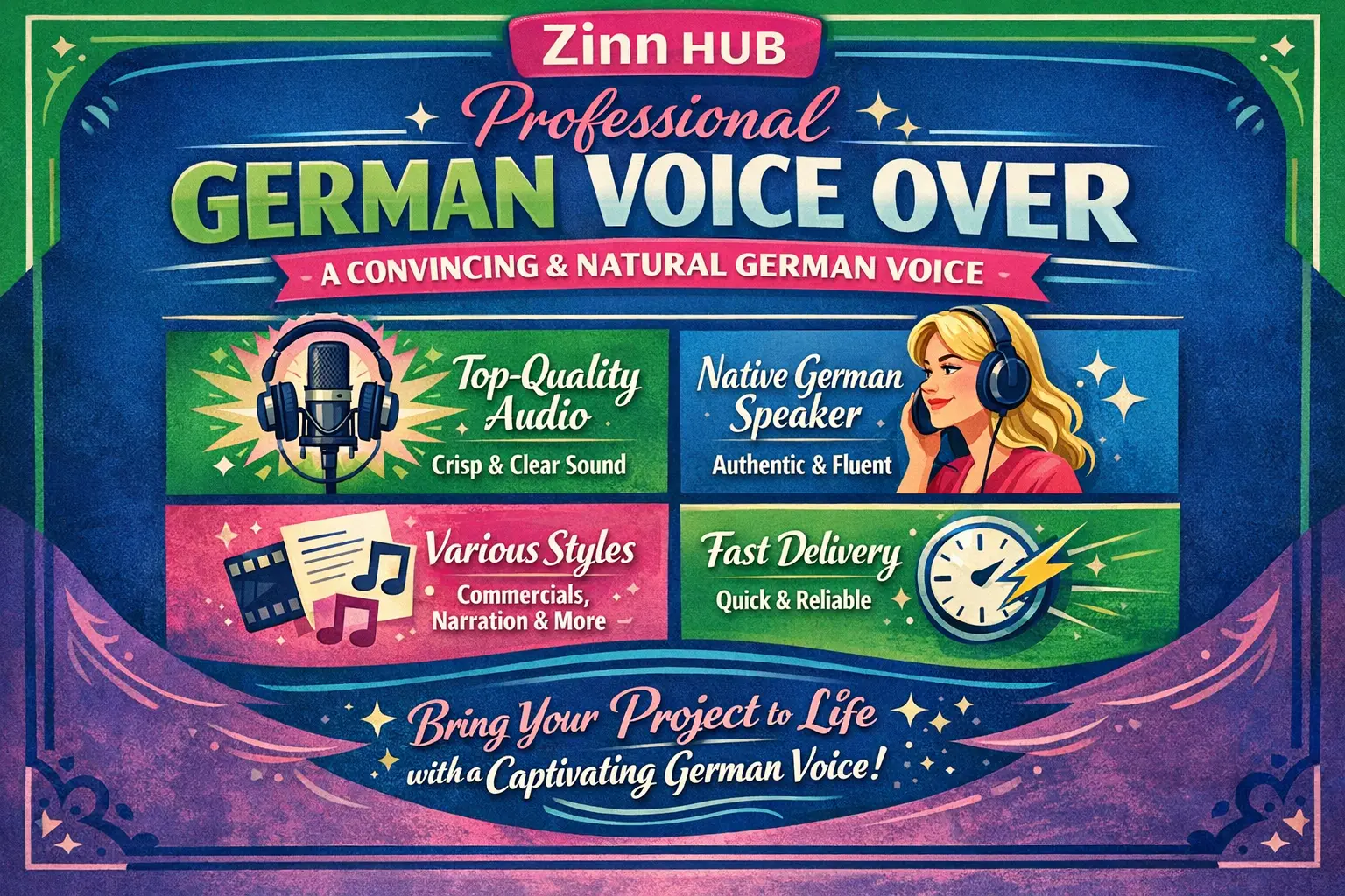 Record A Convincing German Voice Over 1 Record A Convincing German Voice Over