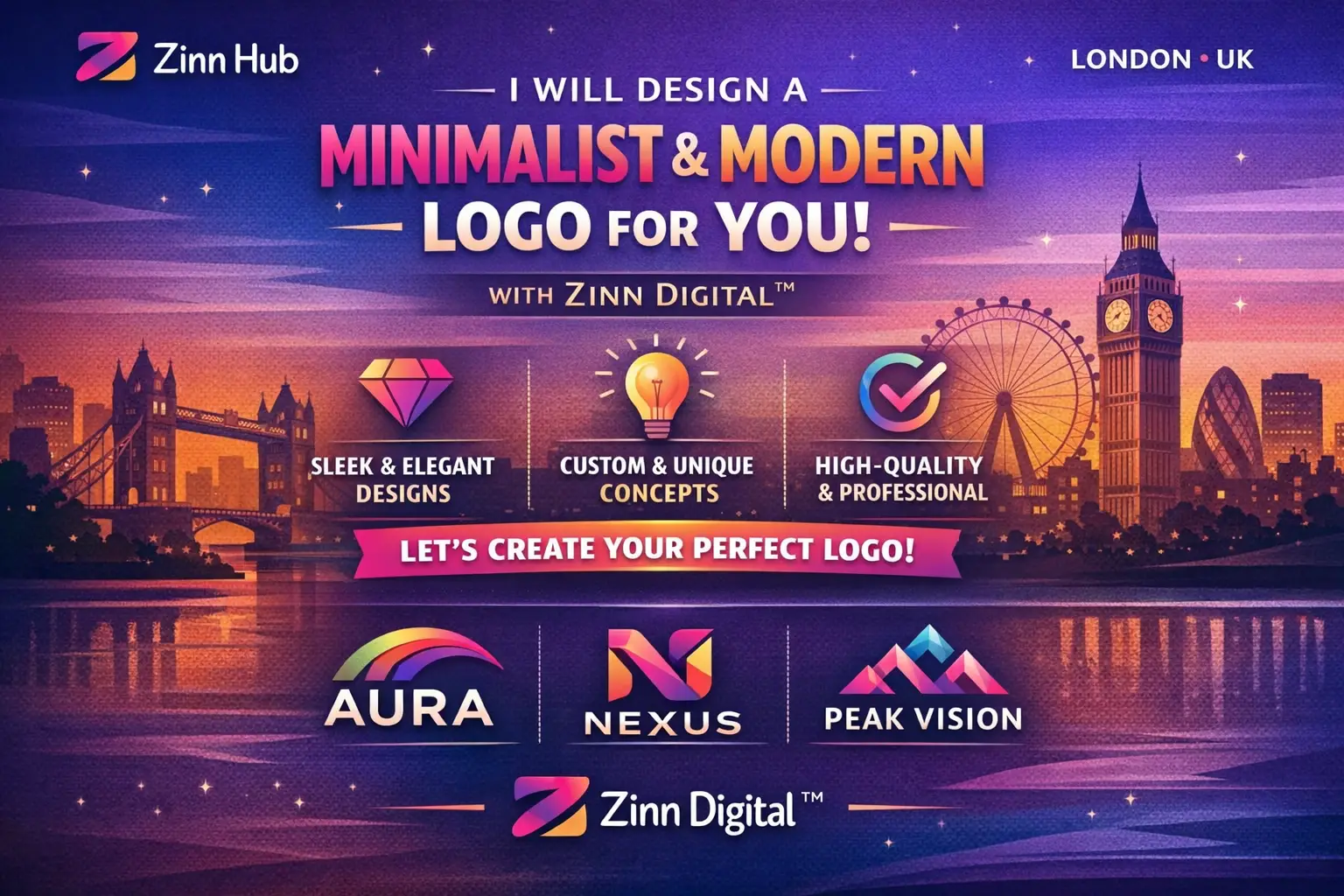 Design A Minimalist And Modern Logo With Zinn Digital ™ 1 Design A Minimalist And Modern Logo With Zinn Digital ™