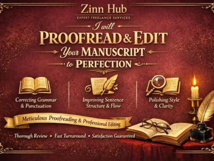 do book proofreading and editing to perfect your manuscript