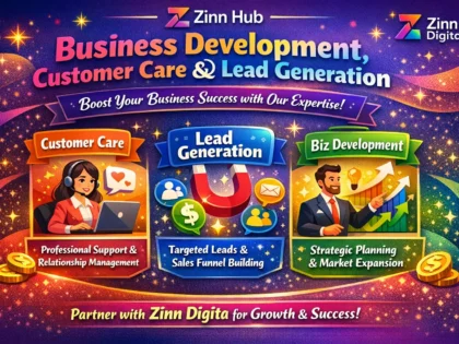 do business development with customer care and lead generation