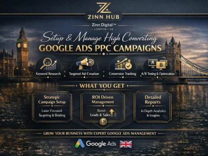 setup and manage high converting google ads adwords PPC campaigns
