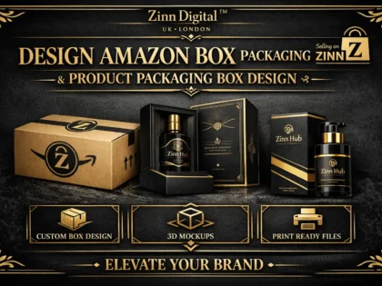 design amazon box packaging and product packaging box design