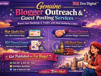 Genuine Blogger Outreach And Guest Posting Services By Zinn Digital ™